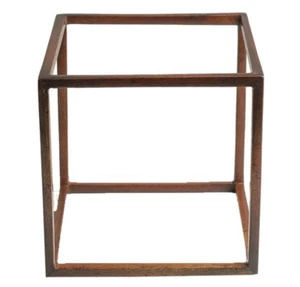 Da Vinci Platonic Hexahedron 3D Geometric Model 4" Polyhedron Interior Accent - Picture 1 of 2