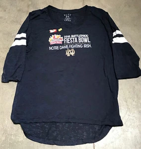 CAMISETA DE FUTBOL FIESTA BOWL - 2016 - NOTRE DAME - NUEVA MUJER MANGA 3/4 - XL - Imagen 1 de 2