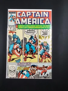 Captain America #355 Direct Edition Marvel Comics 1989 - Foto 1 di 14