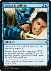 MTG Magic WAR - (x4) Crush Dissent/Écraser la sédition, French/VF - Bild 1 von 1