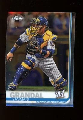 2019 Topps Chrome Update #17 Yasmani Grandal Milwaukee Brewers QTY - Image 1 of 2