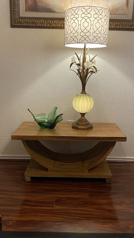 1930 Art Deco/MCM “U” Base Coffee Table by Modernage Furniture NYC - Timeless! Cover