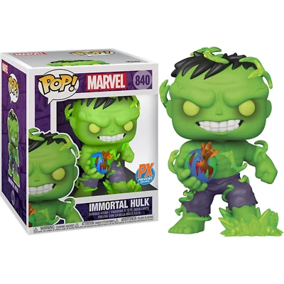 Immortal Hulk Funko Pop Figurine 840 Collection Marvel Comics Super Héros BD PX - Imagen 1 de 4