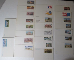 Prepaid  Postcards Unused All Different 25 cards 15 19 Cent & More - Picture 1 of 7