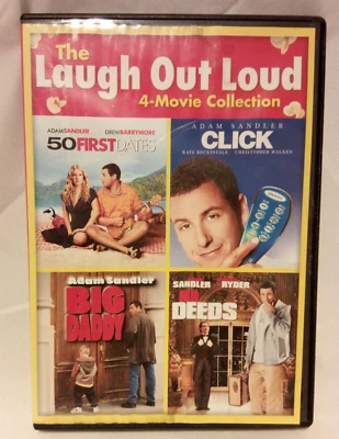 Laugh Out Loud 4 Movie Collection DVD - Big Daddy 50 First Dates Click Mr. Deeds - Image 1 of 4