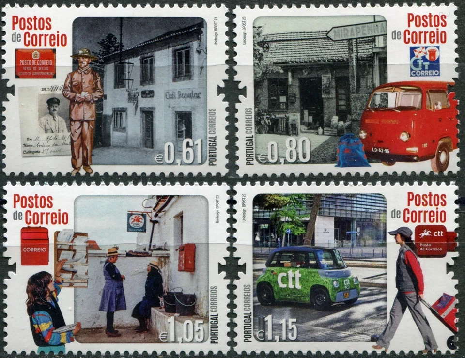 Portugal 2023. 200th Anniversary of Post Offices in Portugal (MNH OG **) Set — 第 1/1 张图片