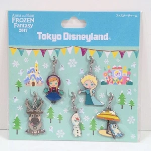 Disneyland Frozen Mini Charm Set Nuevo Anna Elsa Sven Olaf Snowgies Tokio Japón - Imagen 1 de 2