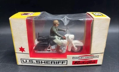 Motocicleta Harley-Davidson Sheriff de Estados Unidos 9692 de colección británica. En caja Foto 1 de 4