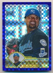 #352 JAMES BALDWIN 2003 Topps Chrome X-FRACTOR XFRACTOR REFRACTOR 56/57 ROYALS - Picture 1 of 2
