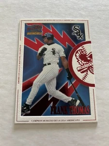 1998 Pacific Invincible Interleague Players Frank Thomas #5A Rare Insert 1:73 - Picture 1 of 2