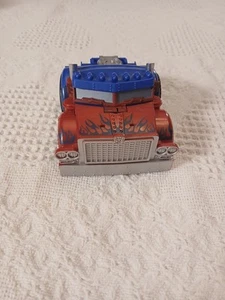 2010 Transformers Optimus Prime Semi Truck Pull Back Action Hasbro Tomy 4" - Picture 1 of 7