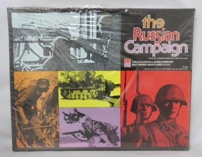 Avalon Hill 1976 - La Campaña Rusa - Juego Alemania vs URSS (SELLADO) 3ª Edición Foto 1 de 4