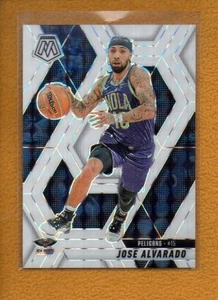 Jose Alvarado 2024-25 Panini Mosaic Basketball White Mosaic Prizm #199 /25 - Imagen 1 de 2