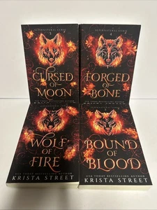 Krista Street Supernatural Curse 4 Book Set 2022 TPB Paranormal Shifter Romance - Picture 1 of 16