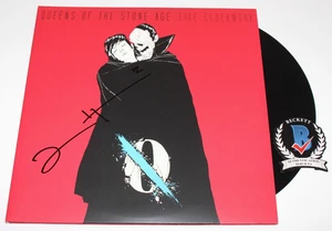 JOSH HOMME SIGNED QUEENS OF THE STONE AGE 'LIKE CLOCKWORK' VINYL RECORD BECKETT - Picture 1 of 3