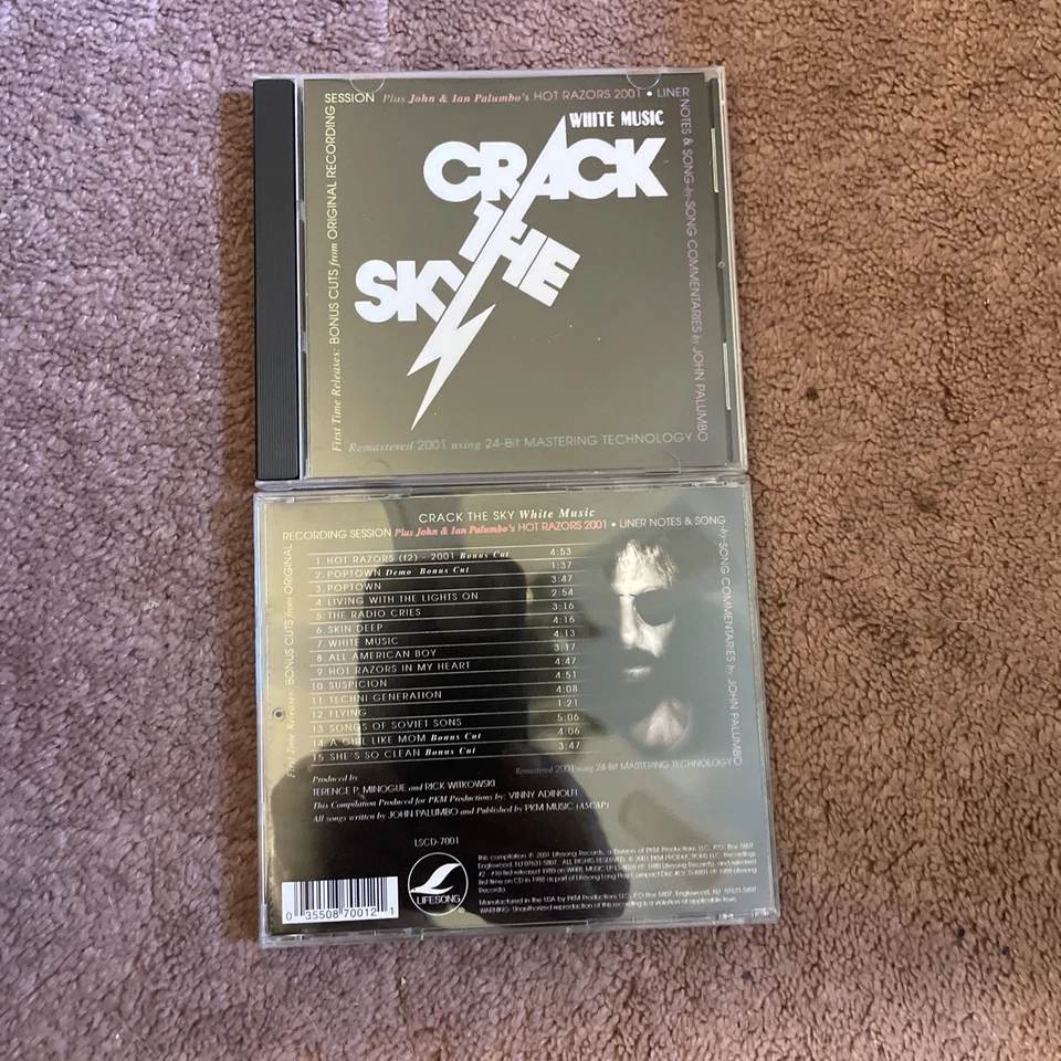 Crack The Sky White Music Remastered 24-bit Bonus Cuts Cd Rare OOP Brand New - Image 1 of 1