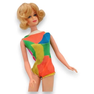 Vintage Stacey Barbie Short Flip 1969 blond TNT Body Original Badeanzug Mattel #1165 - Bild 1 von 17