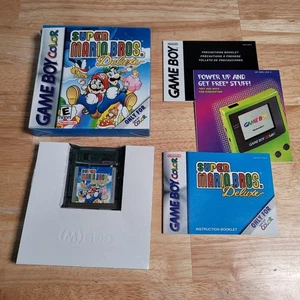 Super Mario Bros. Deluxe Nintendo Game Boy Color, 1999 CIB mit Handbuch - getestet - Bild 1 von 6