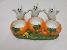 Partylite Halloween Ghost Trio Spooky Scary Tealight Candle Holder P7262 Pumpkin