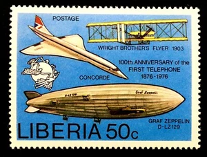 Liberia 747 Graf Zeppelin MNH OG 1976 - Picture 1 of 1