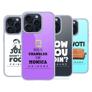 OFFICIAL FRIENDS TV SHOW QUOTES GEL CASE FOR APPLE iPHONE PHONES - Picture 1 of 11