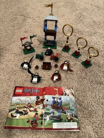 LEGO Harry Potter 4737 Quidditch Match 100% Complete Set W/ Instructions Malfoy