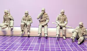 NEU! Deutsche aufgesessene XX Landser/Soldaten 5er-Set Aufsitzer Tankrider 1:16 - Bild 1 von 22