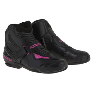 Alpinestars SMX-1 R Boots Black/Pink Ladies Casual wear Urban riding Motorbike - Picture 1 of 1