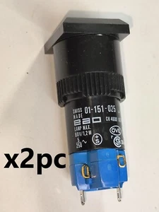 LOTE X2 piezas Interruptor Actuador Pulsador EAO 01-151-025 60V 1.2W - Imagen 1 de 12