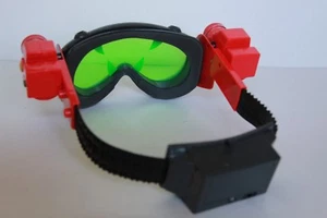 Vintage Power Rangers Wild Force Goggles Head Gear Lights Bio Battle - Picture 1 of 2