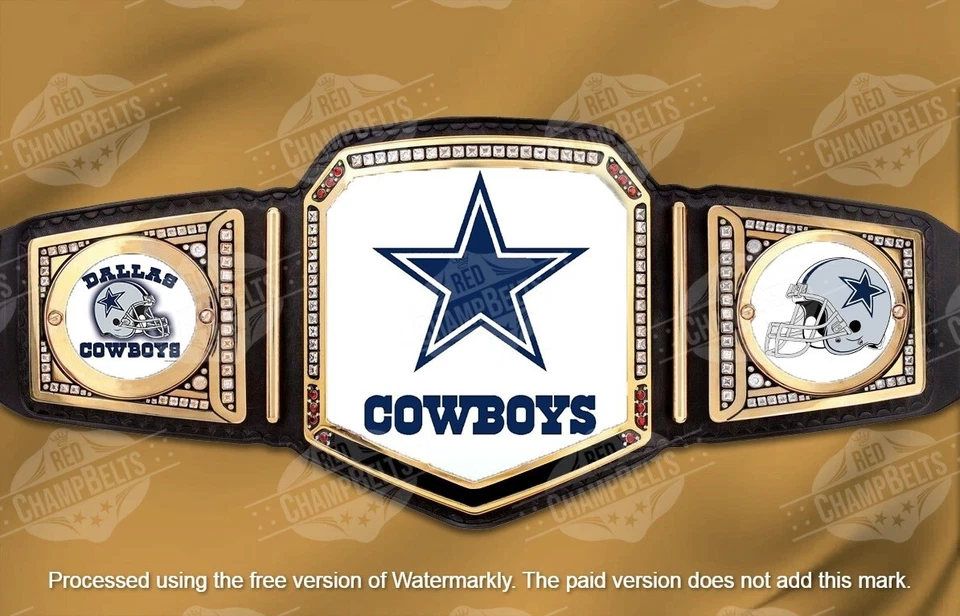 Cinturón Campeonato NFL Dallas Cowboys Adulto Talla 2mm Latón Foto 1 de 1