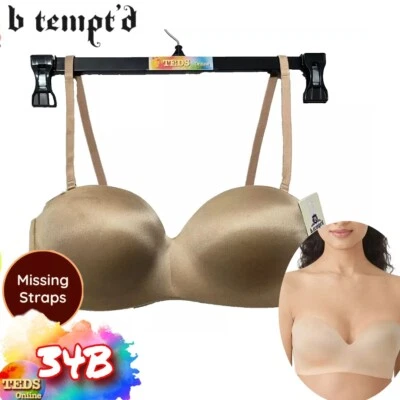 NWD b.tempt'd by Wacoal 34B Future Foundation Wireless Strapless 954281 Nude - Image 1 of 4