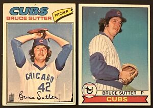 Bruce Sutter 1977 Topps #144 RC - 1979 #457 Chicago Cubs Lot Of 2 ⚾️