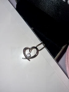 B.Catcher Collana in Argento 925 con Pendente a Cuore Zircone - Foto 1 di 5