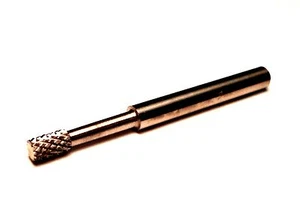 Carbide Cylinder Grinding Flat Bur 5/32" x 3/16" Shank x 2" OAL - Picture 1 of 1