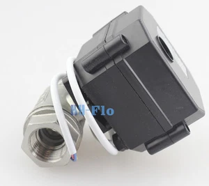 1/2 Zoll DC12V CR-02 motorisiertes Kugelhahnventil, 3 Draht Steuerung BSP Gewinde elektrisches Ventil - Bild 1 von 4