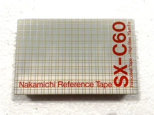 NAKAMICHI SX-C60 casete de audio cinta en blanco sellada Hecho en Japón Tipo II - Imagen 1 de 2