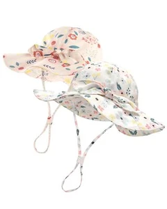 Baby Sun Hat Summer Beach Hats with UPF 50+ Sun Protection Wide Brim for Baby... - Picture 1 of 7