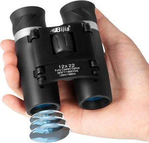 CAMPSLE 12x22 Ultra Compact HD Binoculars for Outdoor Activites - Picture 1 of 5