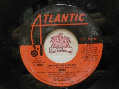 ABBA – On And On And On / Lay All Your Love On Me, 7" 45 RPM VG+ (HG) - Image 1 of 2