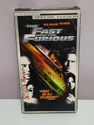 The Fast and the Furious (VHS, 2002, Special Edition Contains Bonus Footage) - Image 1 of 3