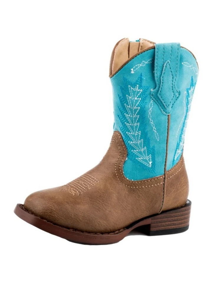 Roper Western Boots Boys Synthetic Billy Blue 09-017-1900-2924 BU - Image 1 of 1