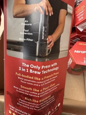 Prensa de café original AeroPress - método de preparación 3 en 1 Foto 1 de 4