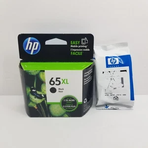 Oryginalne czarne i 65 trójkolorowe wkłady atramentowe HP 65XL 2-pak Autentyczne EXP 2019 - Zdjęcie 1 z 8