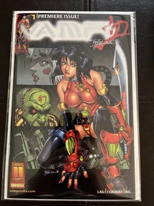 Vampi #1 Platinum Variant (Harris Comics, 2000) Vampirella W/CoA NM Ltd 2 1000!! - Picture 1 of 2