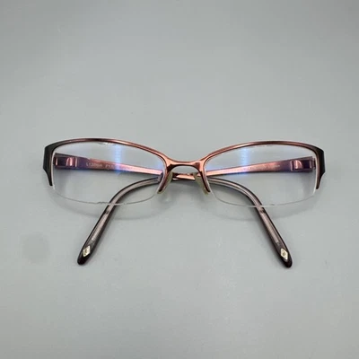 Ellen Tracy Pirita Gafas de Vino Cobre Borgoña 51-16 L130mm SOLO MARCOS Foto 1 de 4