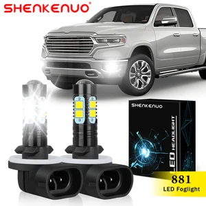 2PC 881 LED Fog/Driving Light Bulbs 6500K For 1999-2001 Dodge Ram 1500 2500 3500 - Picture 1 of 13