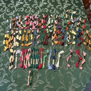 70+ Skeins J&P Coats & DMC Embroidery Floss Thread Variety of Colors - Picture 1 of 19