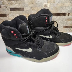 Nike Air Force High Top Basketballschuhe Sneaker Schwarz Größe 11 Retro - Bild 1 von 9