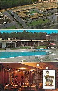 L~Dothan AL~Holiday Inn~Luftaufnahme~Japanische Laternen Esszimmer~Poop~1971 - Bild 1 von 2